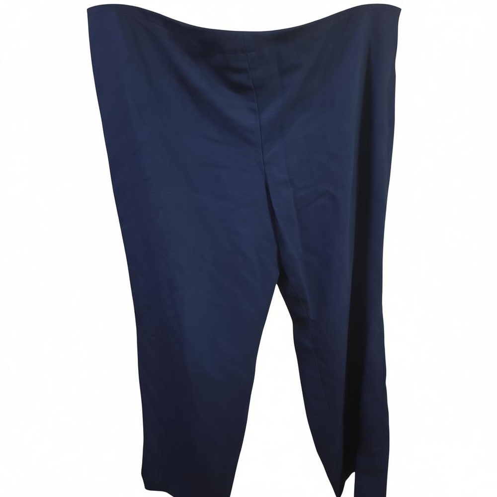Talbots Petite Navy Blue Trousers Made In Italy - Picture 1 of 5